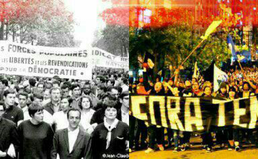 Vom Pariser Mai 68 zur heutigen Staatskrise in Brasilien: Ein historischer Vergleich