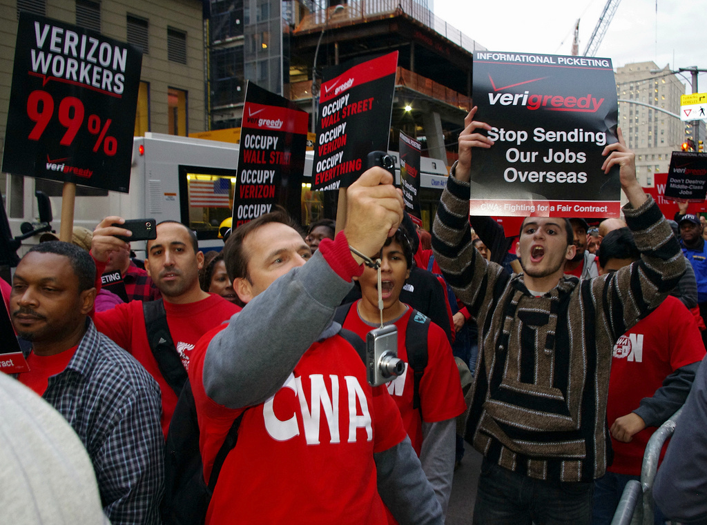 Streik bei Verizon: Arbeitskampf auf Amerikanisch